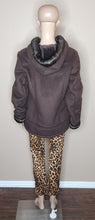 Load image into Gallery viewer, Braetan Suede Hoodie Coat
