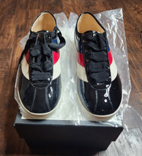 Load image into Gallery viewer, GUCCI Falacer Hebron Web Patent Leather Shoes/Mens     (US 9)!
