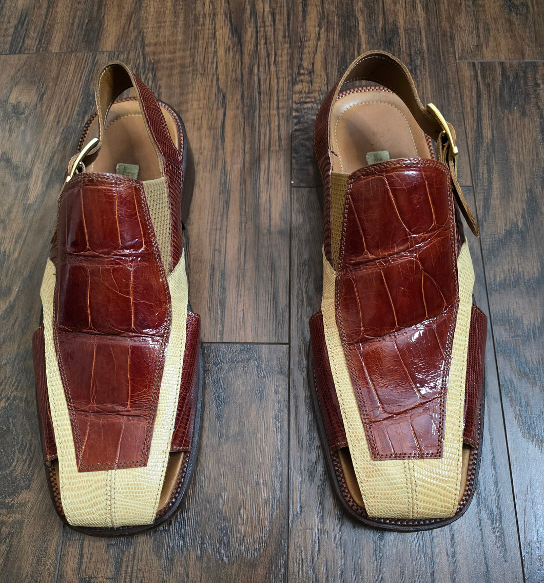 Max Leather Genuine Exotic Shoes/size 9!