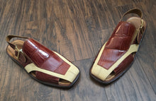 Load image into Gallery viewer, Max Leather Genuine Exotic Shoes/size 9!
