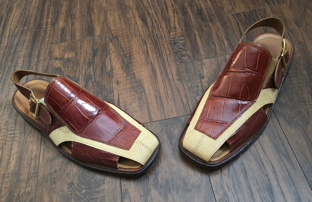 Max Leather Genuine Exotic Shoes(Mens9)