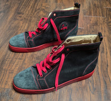 Load image into Gallery viewer, Christian Louboutin Red Bottom High-Top Suede Shoes(Mens13)(46)

