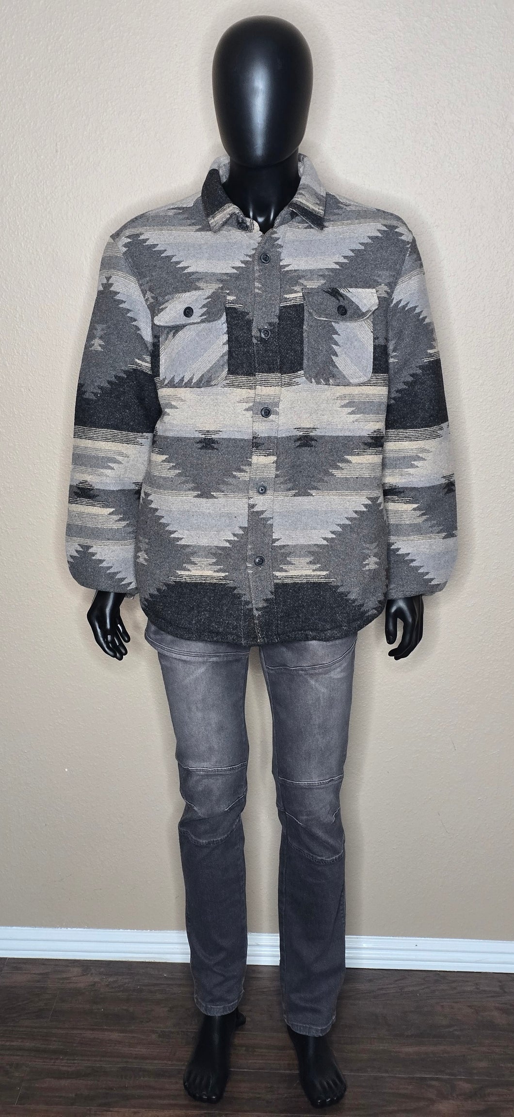 Jachs New York Sherpa Lined Wool Jacket/MensXL!