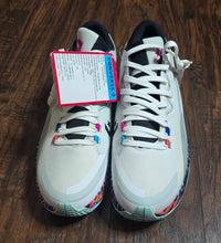 Load image into Gallery viewer, Converse All Star BB Jet Mid White Canvas Striped Shoes(Mens13.5)
