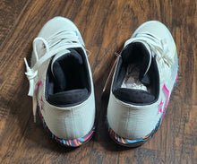 Load image into Gallery viewer, Converse All Star BB Jet Mid White Canvas Striped Shoes(Mens13.5)
