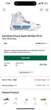 Load image into Gallery viewer, Converse&quot;Telfar&quot;Chuck Taylors Shoes/Mens13!
