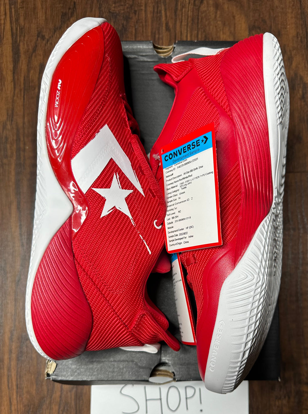 Converse All Star BB Shift-Shai Development Sample Shoes/Mens14!