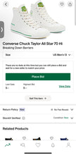 Load image into Gallery viewer, Converse 70 Hi Breaking Down Barriers Chuck Taylor&#39;s Shoes(Mens 13)
