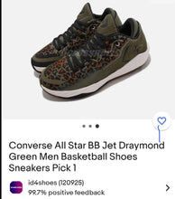 Load image into Gallery viewer, CONVERSE ALL STAR BB JET DRAYMOND GREEN SHOES/Mens/Size14
