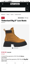 Load image into Gallery viewer, Timberland Sky 6&quot; Lace Boots
