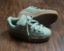 Load image into Gallery viewer, Puma Fenty Creeper Phatty Nubuck-Fog Green Shoes(Kids(4)&amp;(5)
