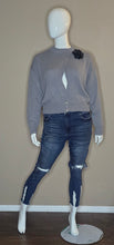 Load image into Gallery viewer, Shein Peekaboo "ROSE" Sweater(Lrg)
