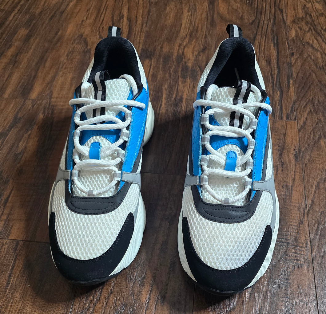 Christian Dior B22 Light Blue Croc Shoes(Mens46)
