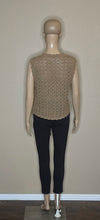 Load image into Gallery viewer, Shein Sheer Nit Cardigan V- Neck Crochet Sweater Vest Top(Lrg)
