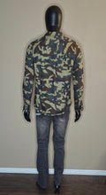 Load image into Gallery viewer, True Religion Long-Sleeve Button-Down Camoflouge Shirt(MensSm)

