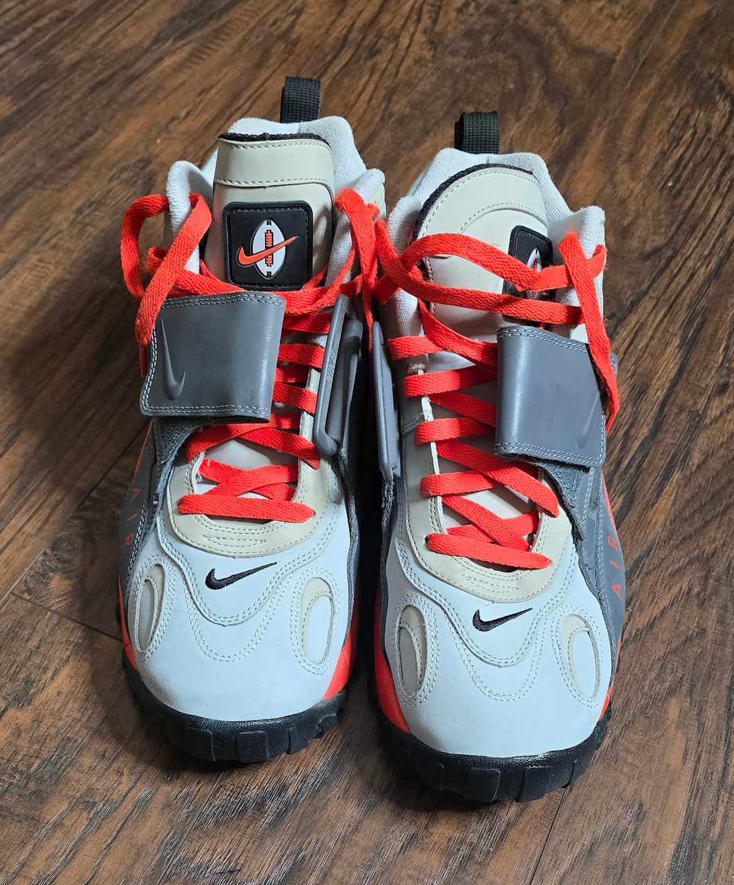 Nike Airmax Speed Turf Wolf Grey Team Orange Shoes(Mens11)