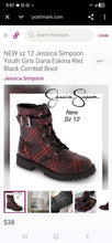 Load image into Gallery viewer, Jessica Simpsons Daria Moto Boots(Kids(13)&amp;(1)
