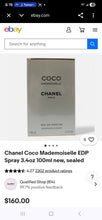 Load image into Gallery viewer, COCO Chanel Paris Perfume(3.4FL.OZ)
