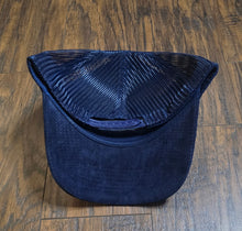 Load image into Gallery viewer, OFF PAPER Blue Suede Face SnapBack
