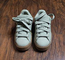 Load image into Gallery viewer, Puma Fenty Creeper Phatty Nubuck-Fog Green Shoes(Kids(4)&amp;(5)
