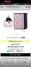 Load image into Gallery viewer, Yves Saint Laurent Mon Paris perfume 30fl.oz
