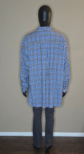 Load image into Gallery viewer, Chaps (Big &amp; Tall) Long-Sleeve Checkerboard Button-Down Shirt(Mens
