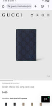 Load image into Gallery viewer, Gucci GG Supreme Monogrammed Coated-Canvas Bifold Wallet
