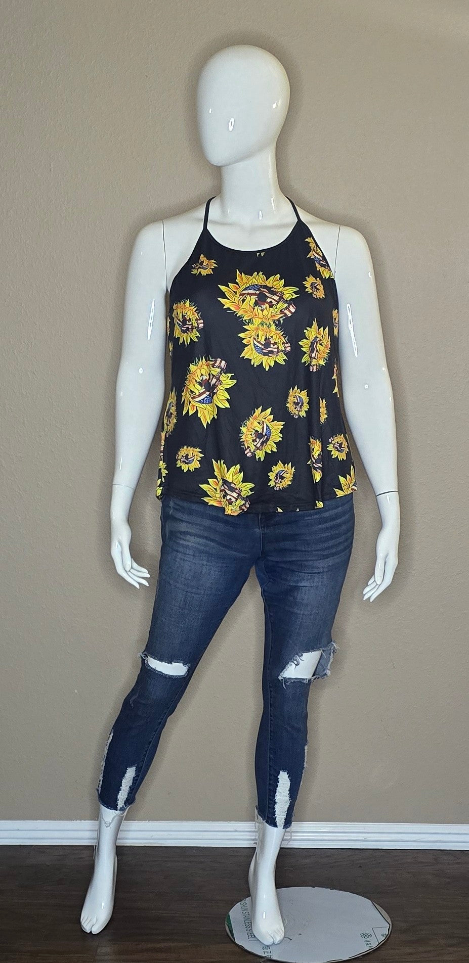 Floral Skull Blouse(4XL)