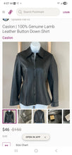 Load image into Gallery viewer, Caslon Lambskin Button-Down Long-Sleeve Shirt(Small)
