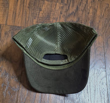 Load image into Gallery viewer, OFF PAPER Green Suede Face SnapBack Cap
