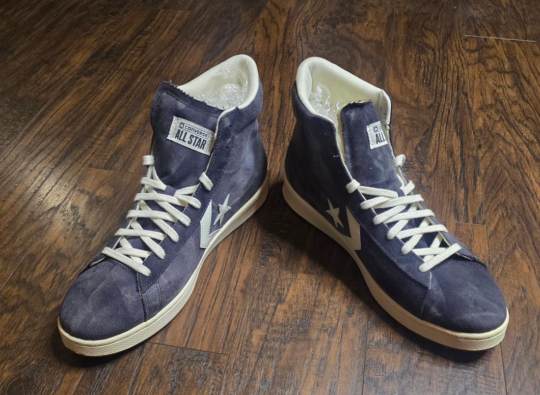 Converse High Pro Leather Vintage Court Daze Storm Winds Shoes(Mens14)