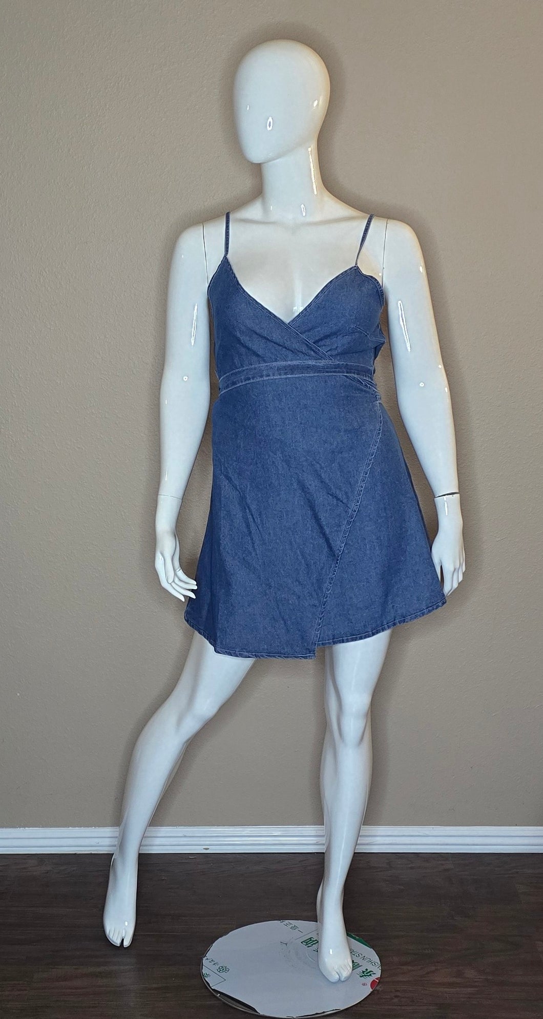 Shein Sexy Tie-up Jean Dress(Lrg)
