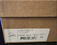Load image into Gallery viewer, Christian Louboutin Queen 120 Black Heels(38)/(US7.5)

