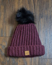 Load image into Gallery viewer, Knit Fur Beanie with Interlining
