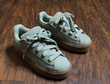 Load image into Gallery viewer, Puma Fenty Creeper Phatty Nubuck-Fog Green Shoes(Kids(4)&amp;(5)
