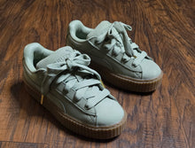 Load image into Gallery viewer, Puma FENTY CREEPER PHATTY NUBUCK-Fog Green Shoes(4)&amp;(5)
