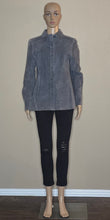 Load image into Gallery viewer, Valarie Stevens Suede Long-Sleeve Button-Down Jacket Top(PM)
