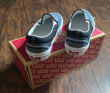 Load image into Gallery viewer, Vans Classic Slip-on TileBoard Black &amp; Blue Shoes(Mens7(W8.5)

