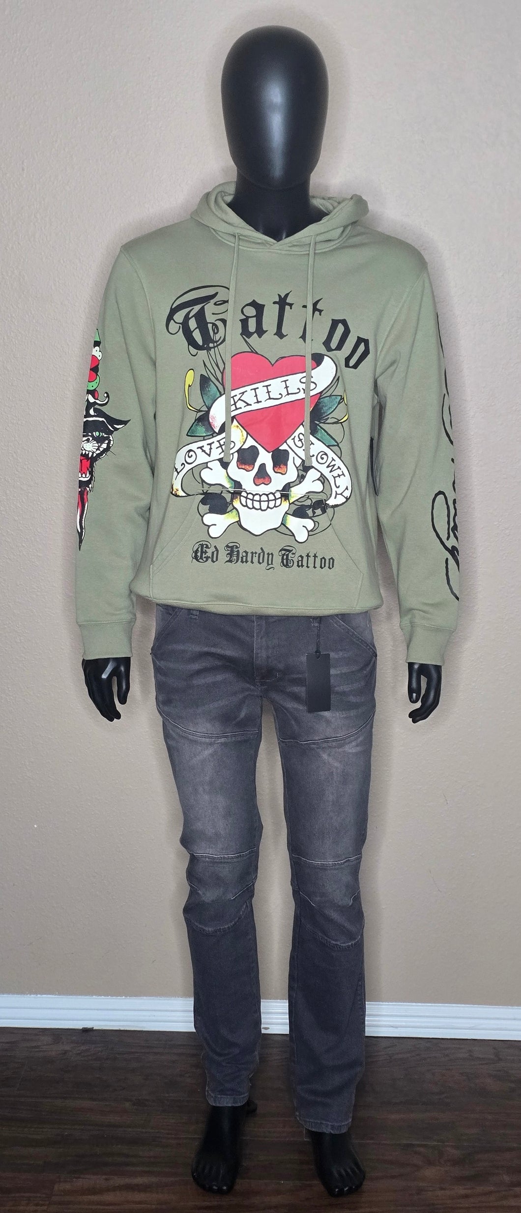Ed Hardy Hoodie(MensLrg)