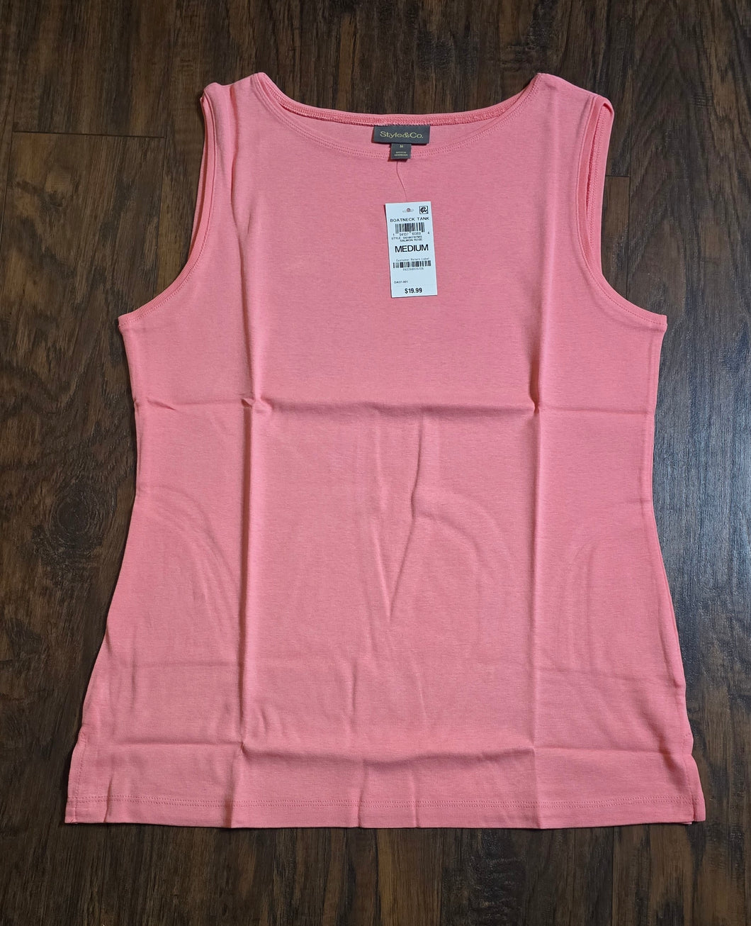 Style & Co. Boatneck Tank(SizeMed)
