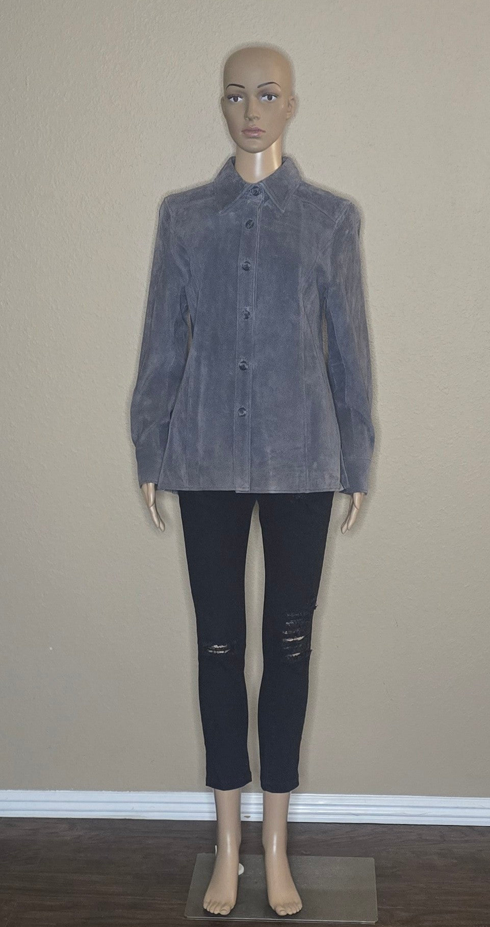 Valarie Stevens Suede Top(PM)