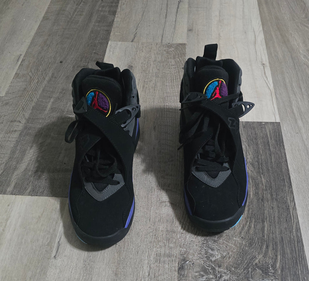 Nike Air Jordan 8 Retro Aqua Shoes(Woman's 8)