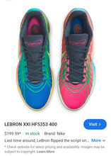 Load image into Gallery viewer, Nike LeBron XXI HF5353 400 Shoes(Mens10.5)
