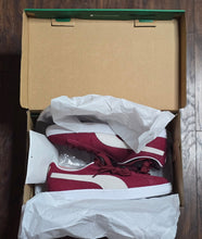 Load image into Gallery viewer, Puma Burgundy Suede Shoes(Mens8.5)
