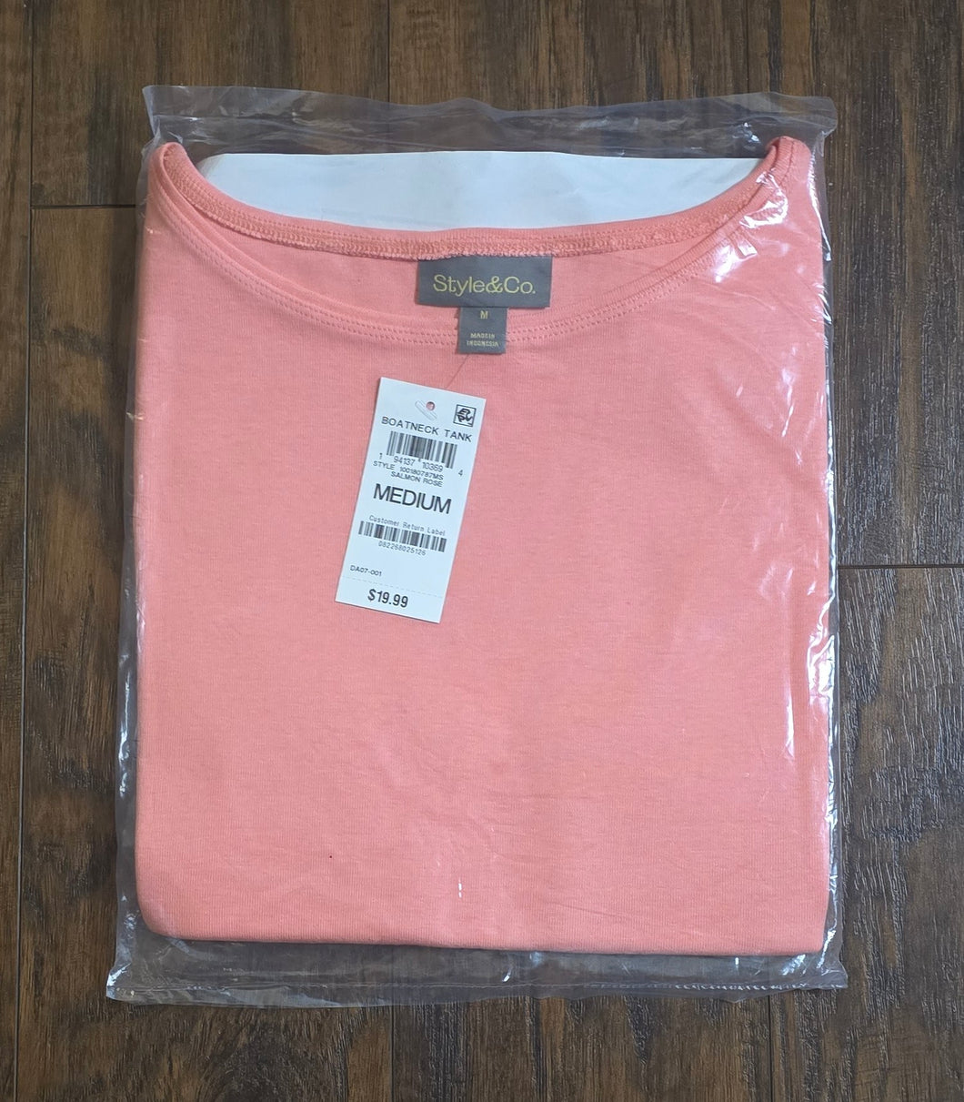 Style & Co. BoatNeck Tank(SizeMed)