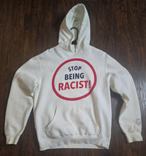Load image into Gallery viewer, GALLERY DEPT.(Reversible) "STOP BEING RACIST" Hoodie(MensSmall)
