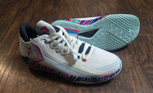 Load image into Gallery viewer, Converse All Star BB Jet Mid White Canvas Striped Shoes(Mens13.5)
