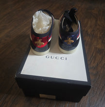 Load image into Gallery viewer, GUCCI Falacer Hebron Web Patent Leather Shoes(MensUS9)
