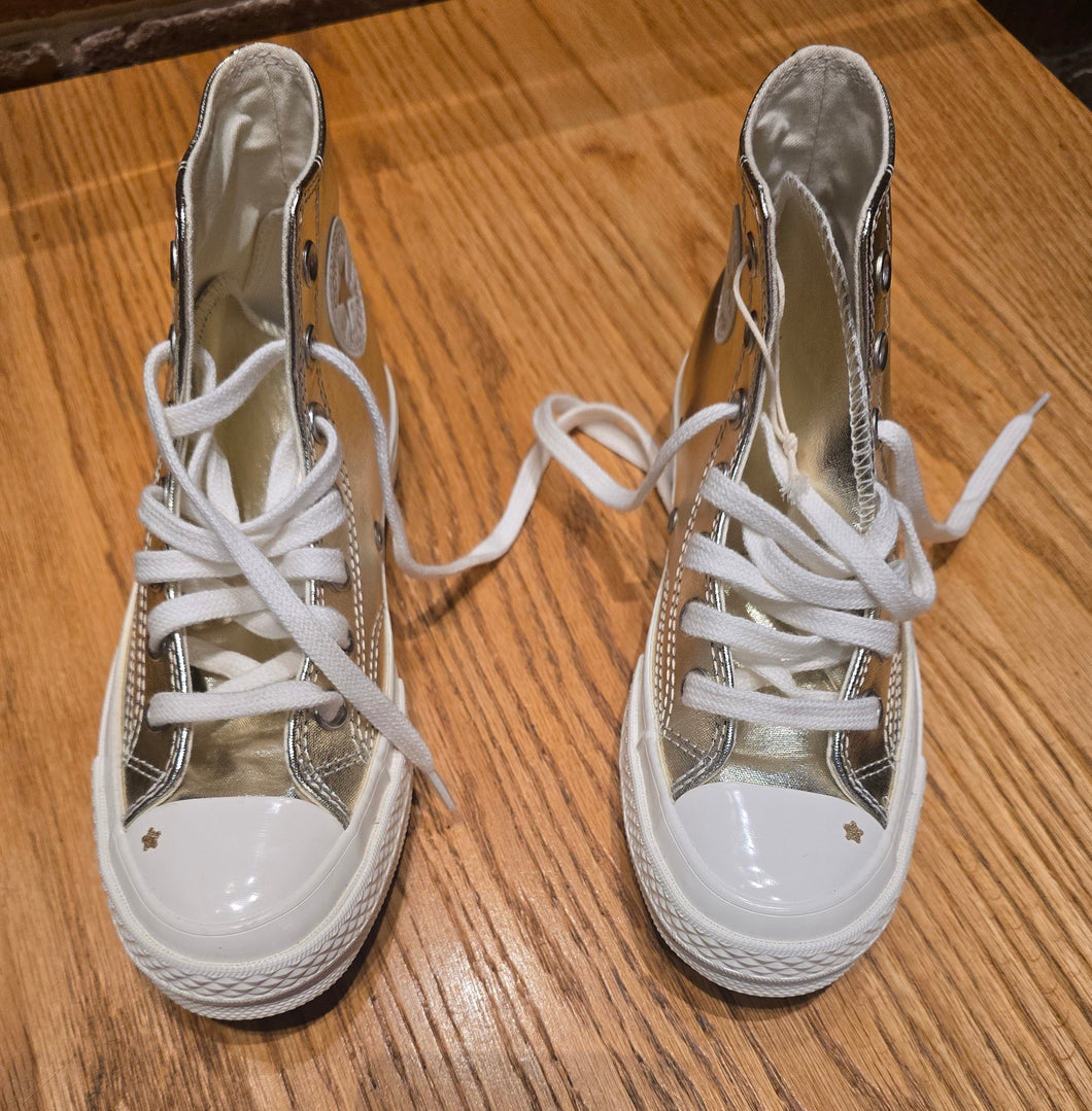 Converse All-Star Woman's METALLICA 70 High Shoes(Size5)
