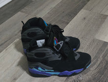 Load image into Gallery viewer, Nike Air Jordan 8 Retro Aqua Shoes(Woman&#39;s 8)
